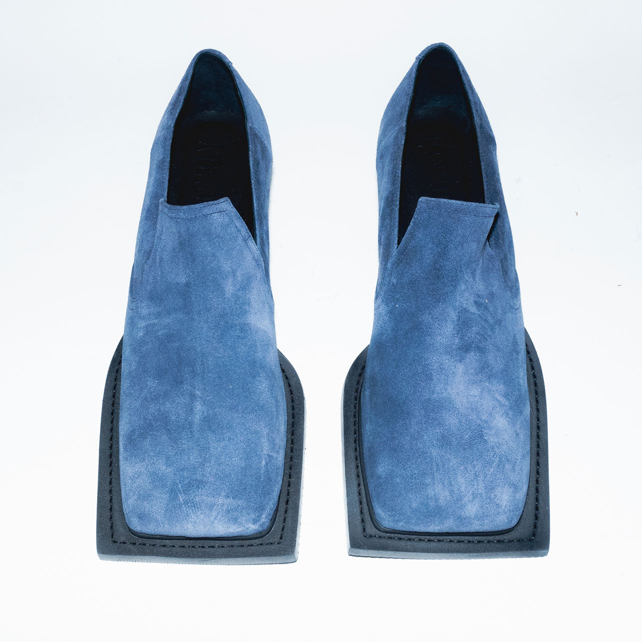 Archive Howled Loafers in Office Blue Suede Leather