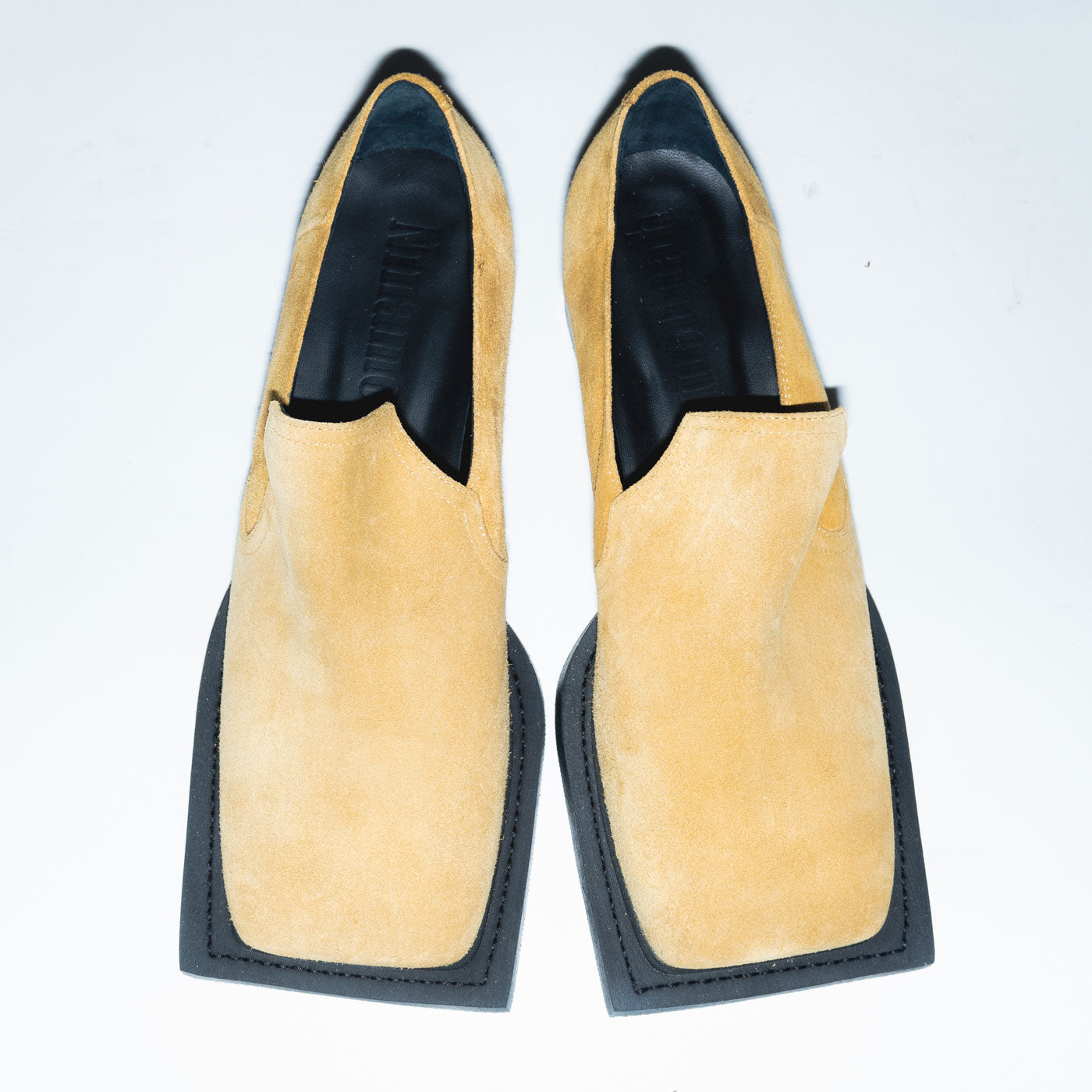 Archive Howled Loafers in Camel Suede Leather