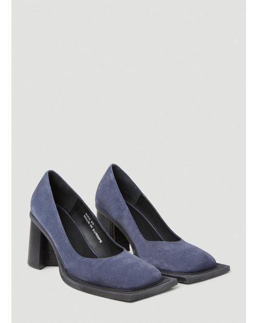 Howl Pumps in Office Blue Suede