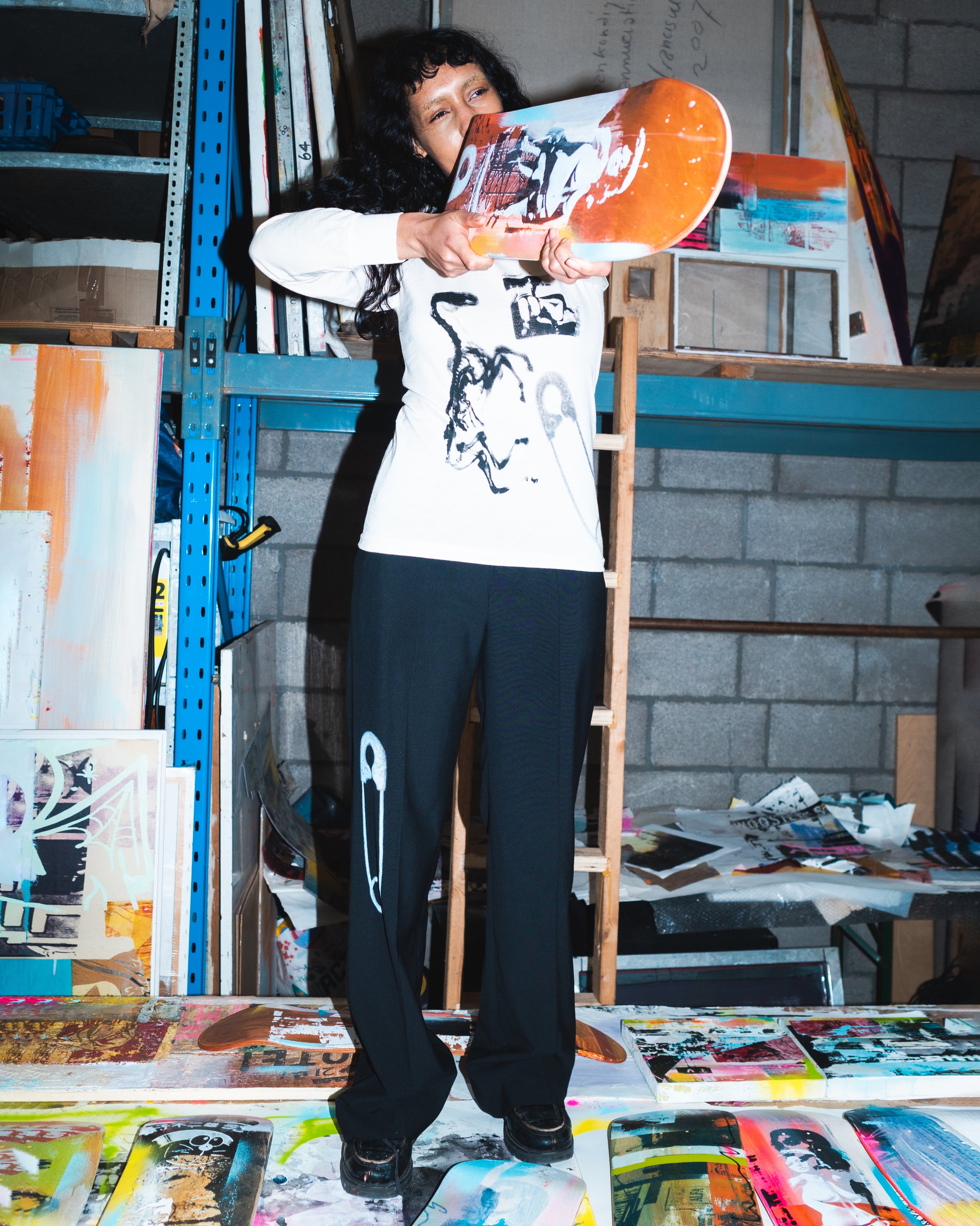 Wool t-shirt x Lotus Lourdes