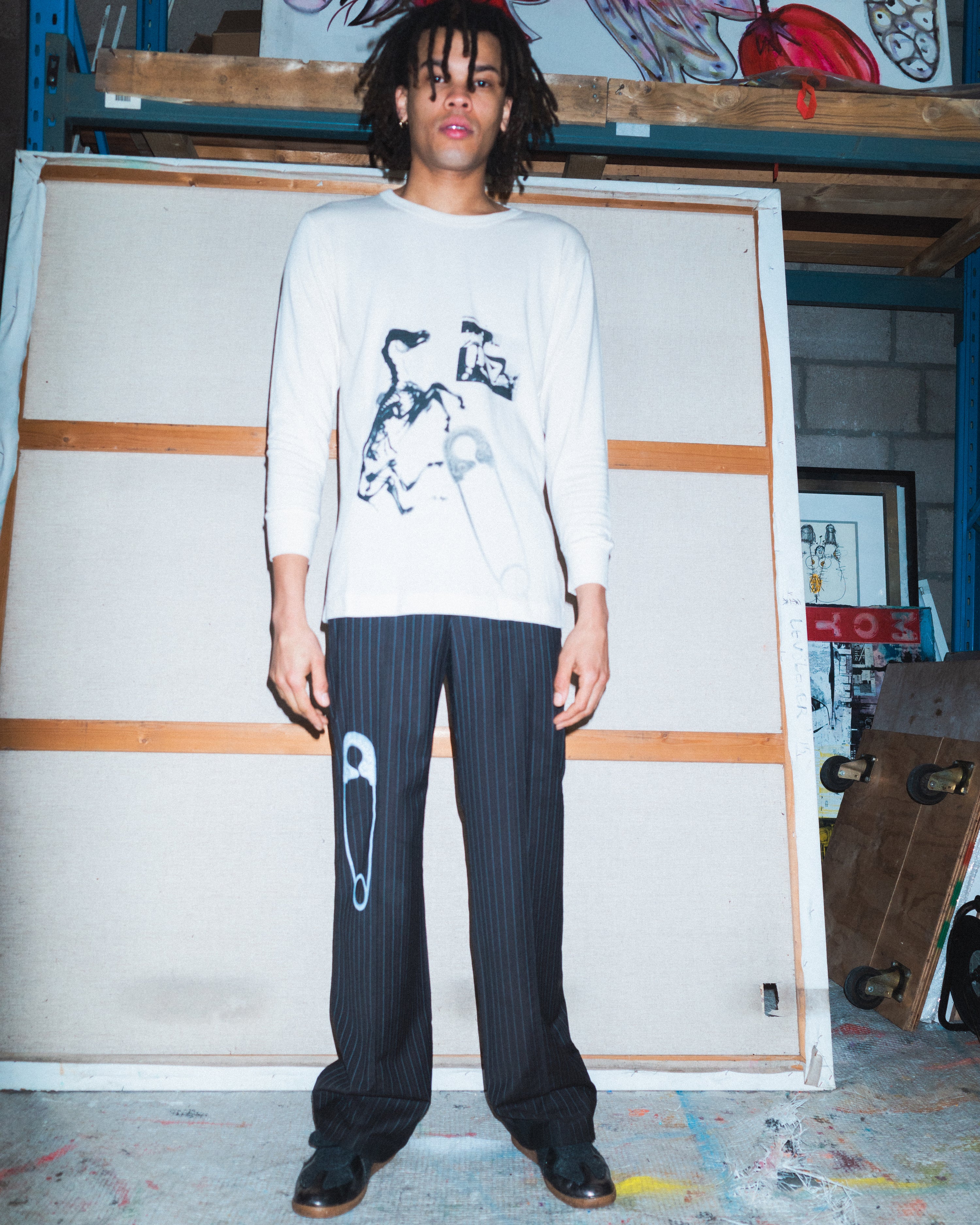 Wool t-shirt x Lotus Lourdes