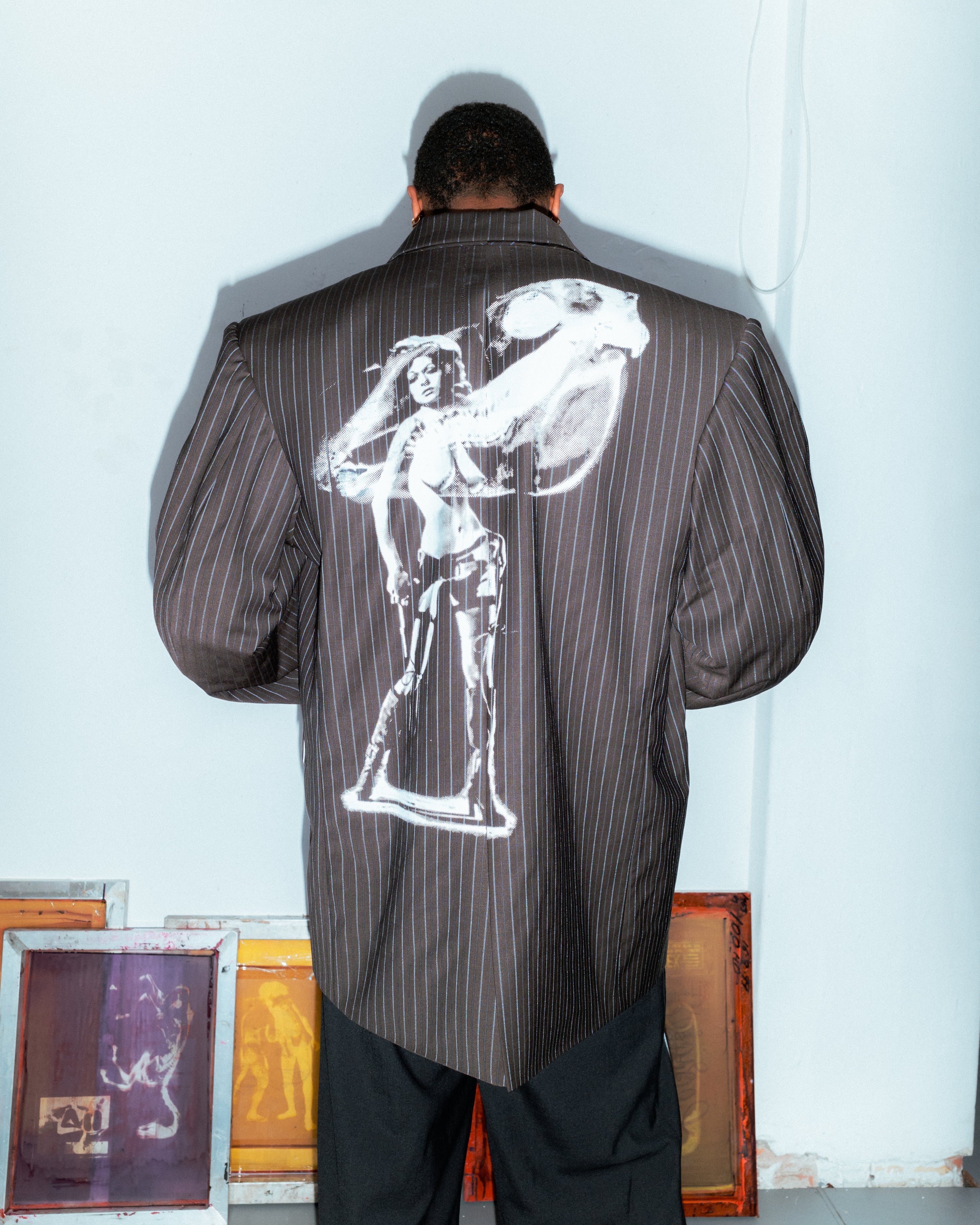Tempre brown pinstripe x Lotus Lourdes