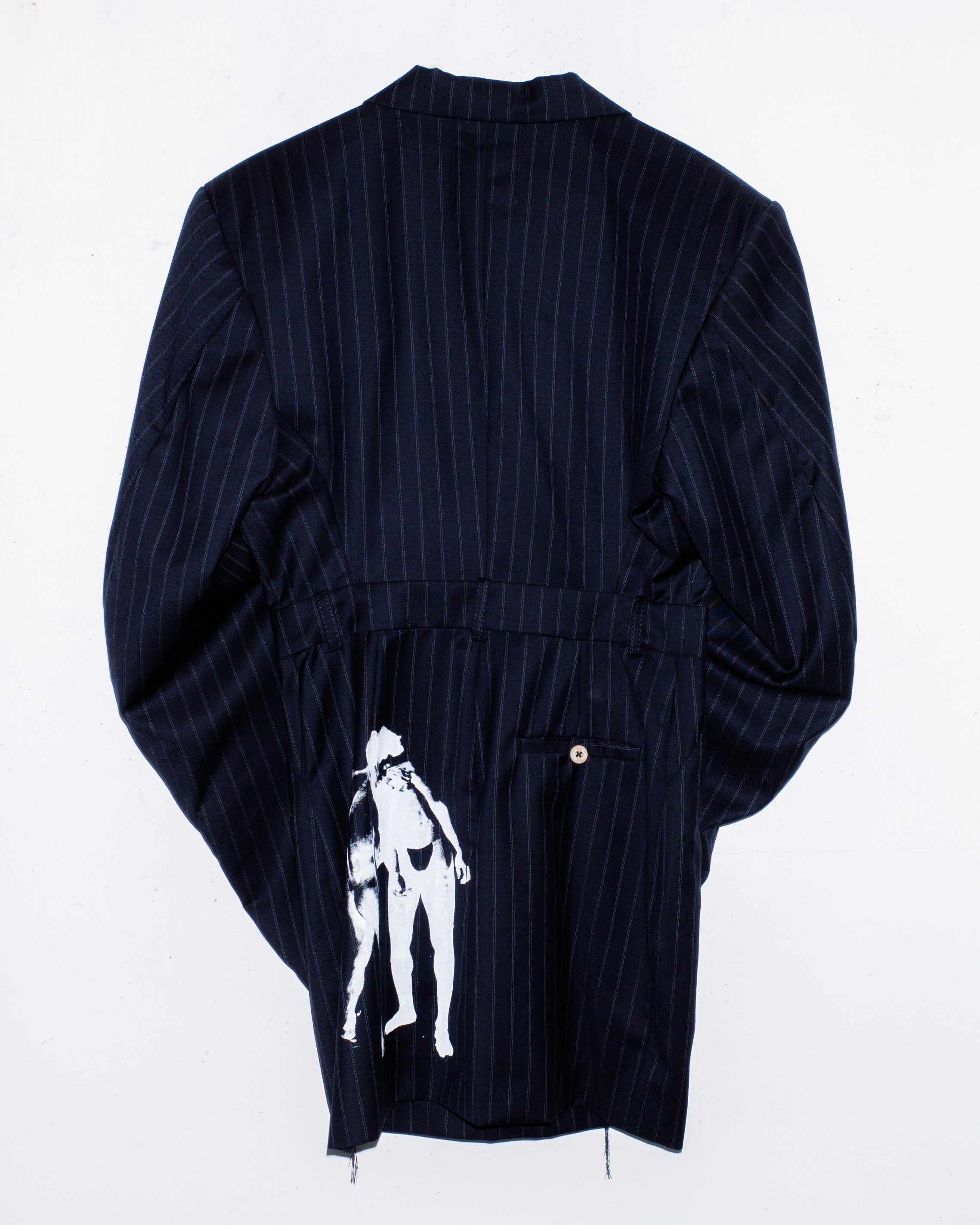 Tradition Navy Blue Pintstripe x Lotus Lourdes