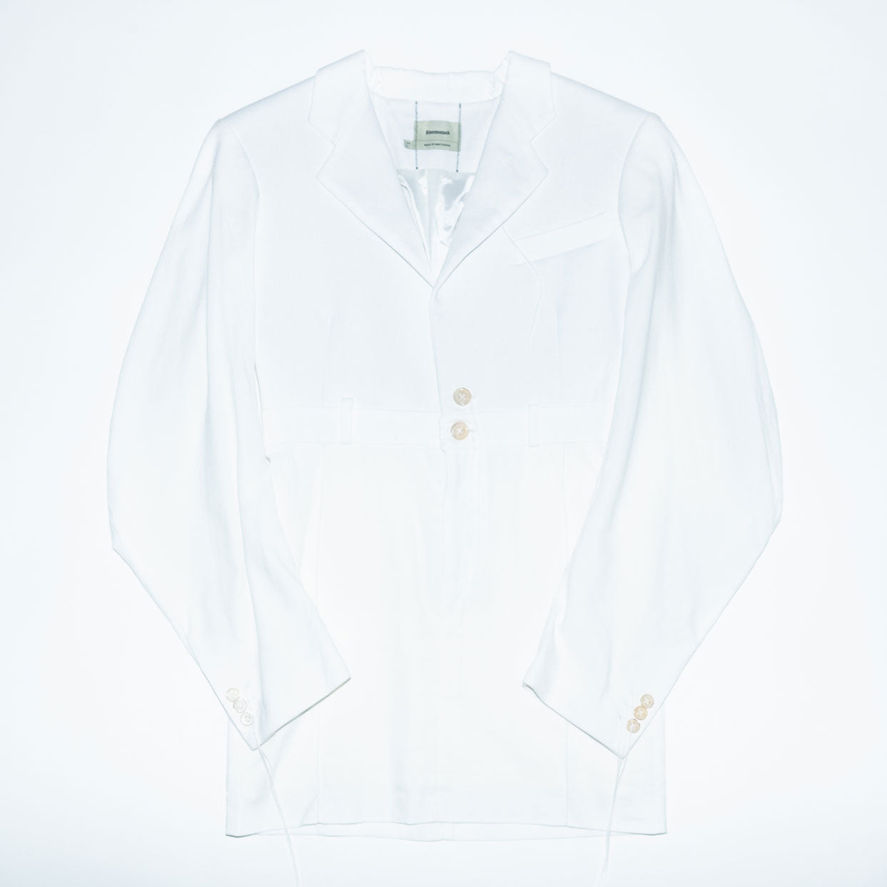 Archive Tradition Tailored Linnen Dress in White