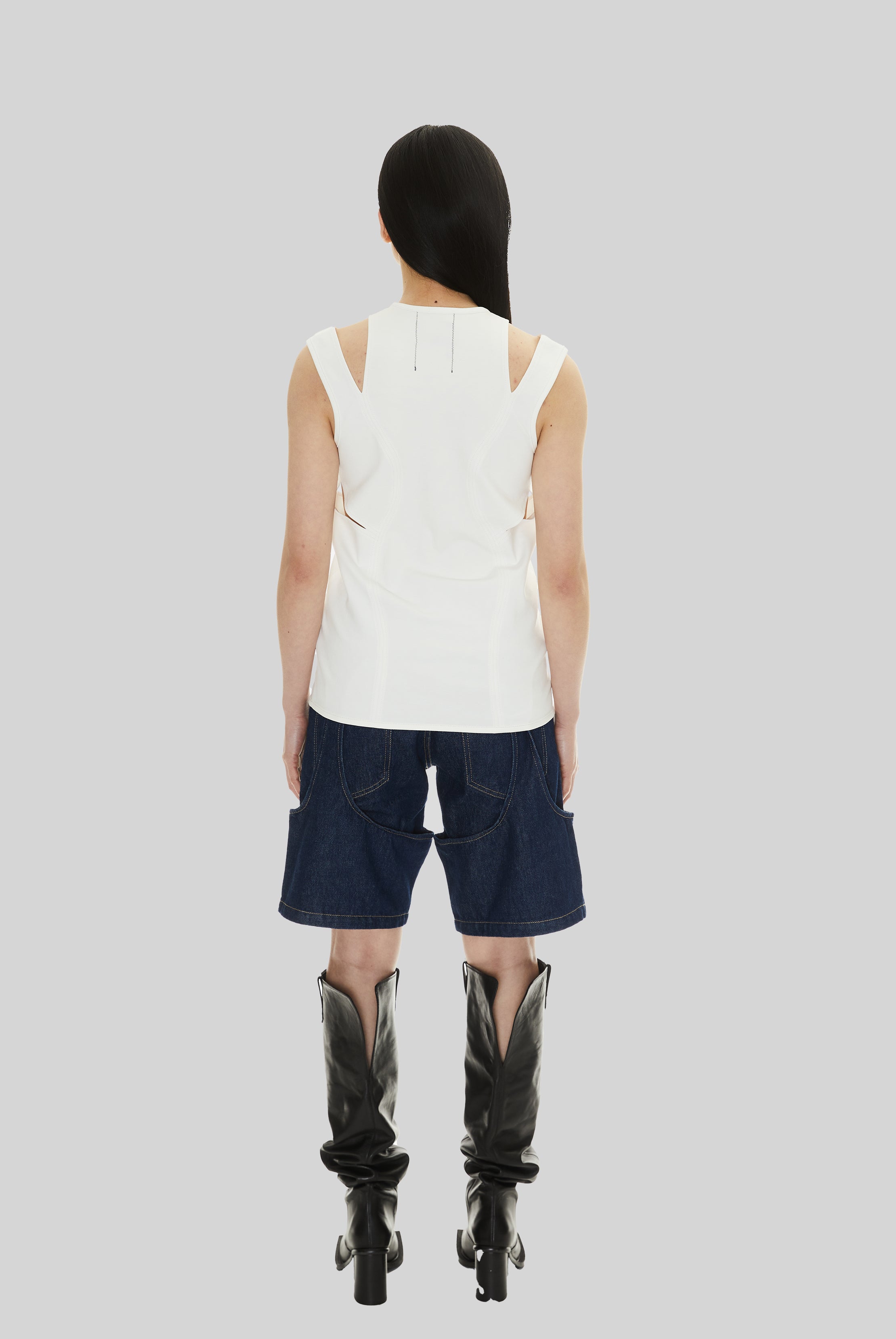 Sage Tank Top in White