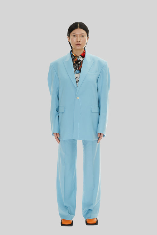 Tempre Suit Jacket in Office Blue