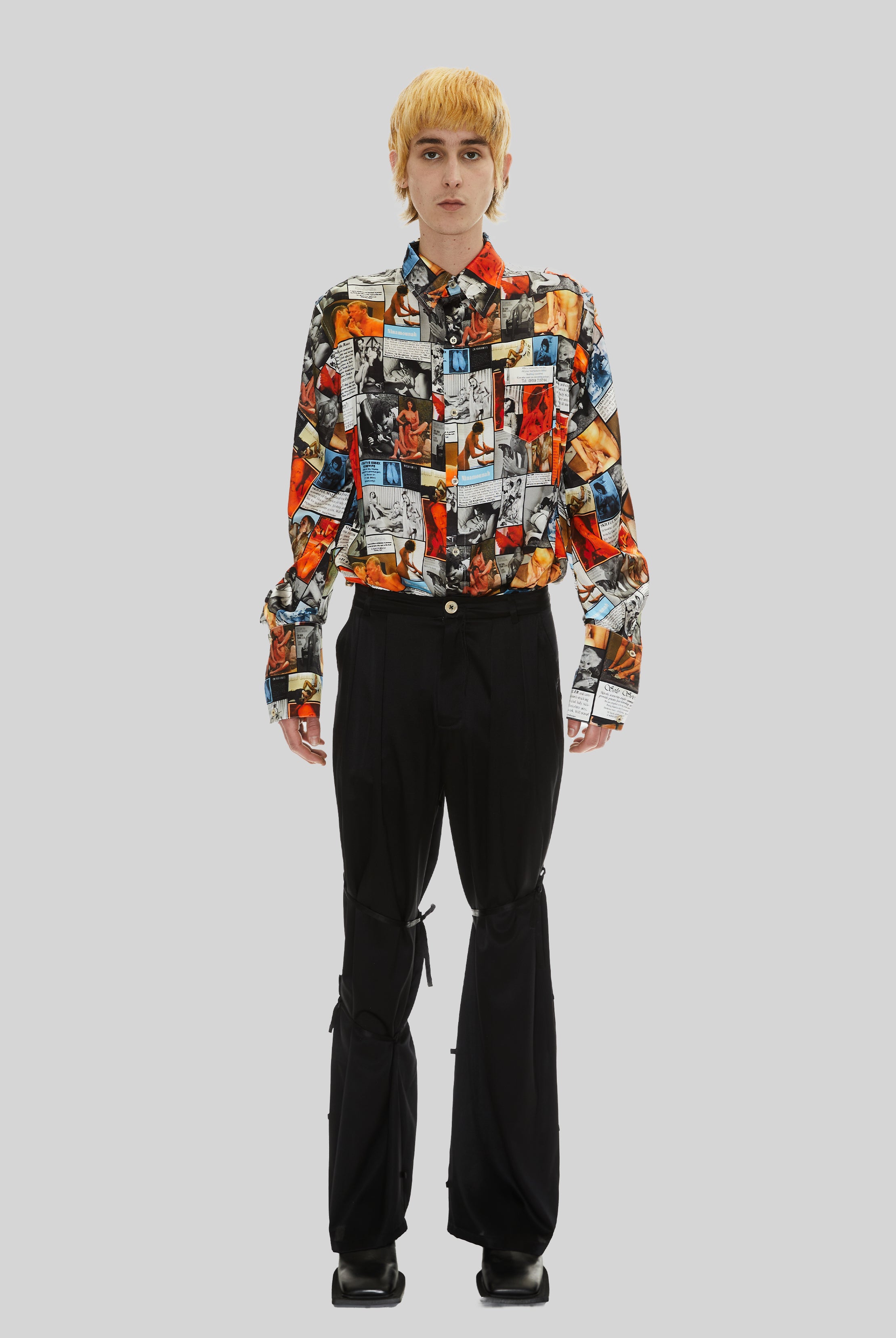 Pepper Trousers in Black Silk