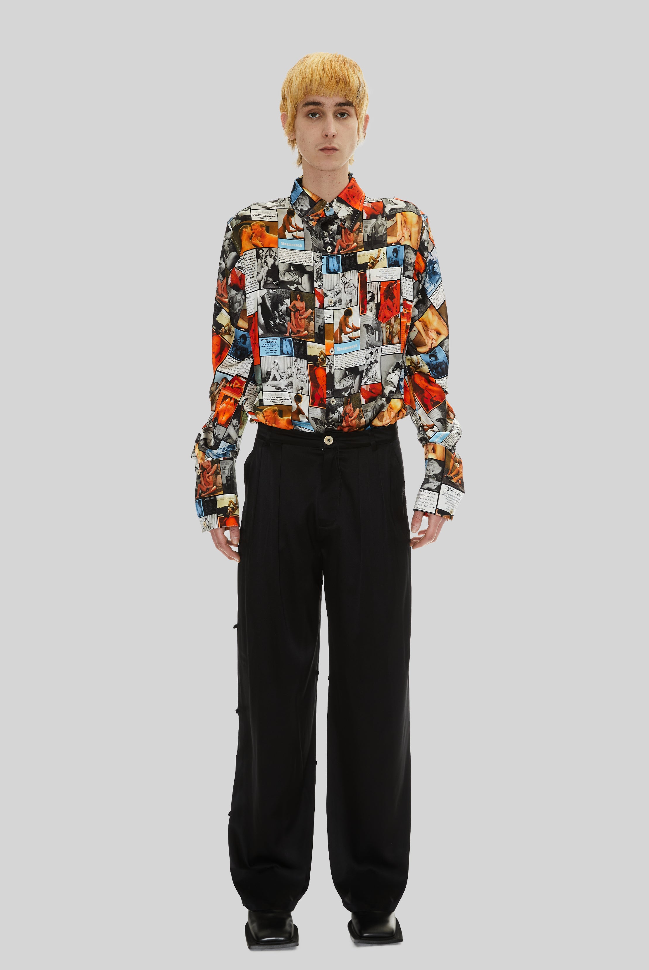 Pepper Trousers in Black Silk