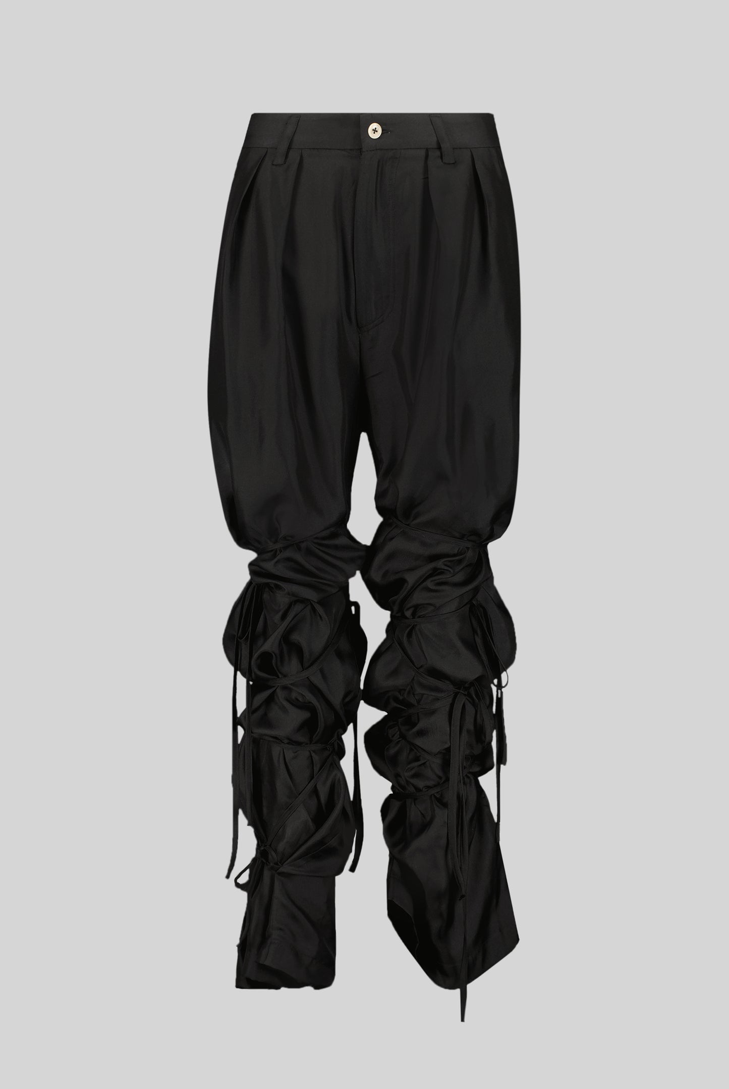 Pepper Trousers in Black Silk