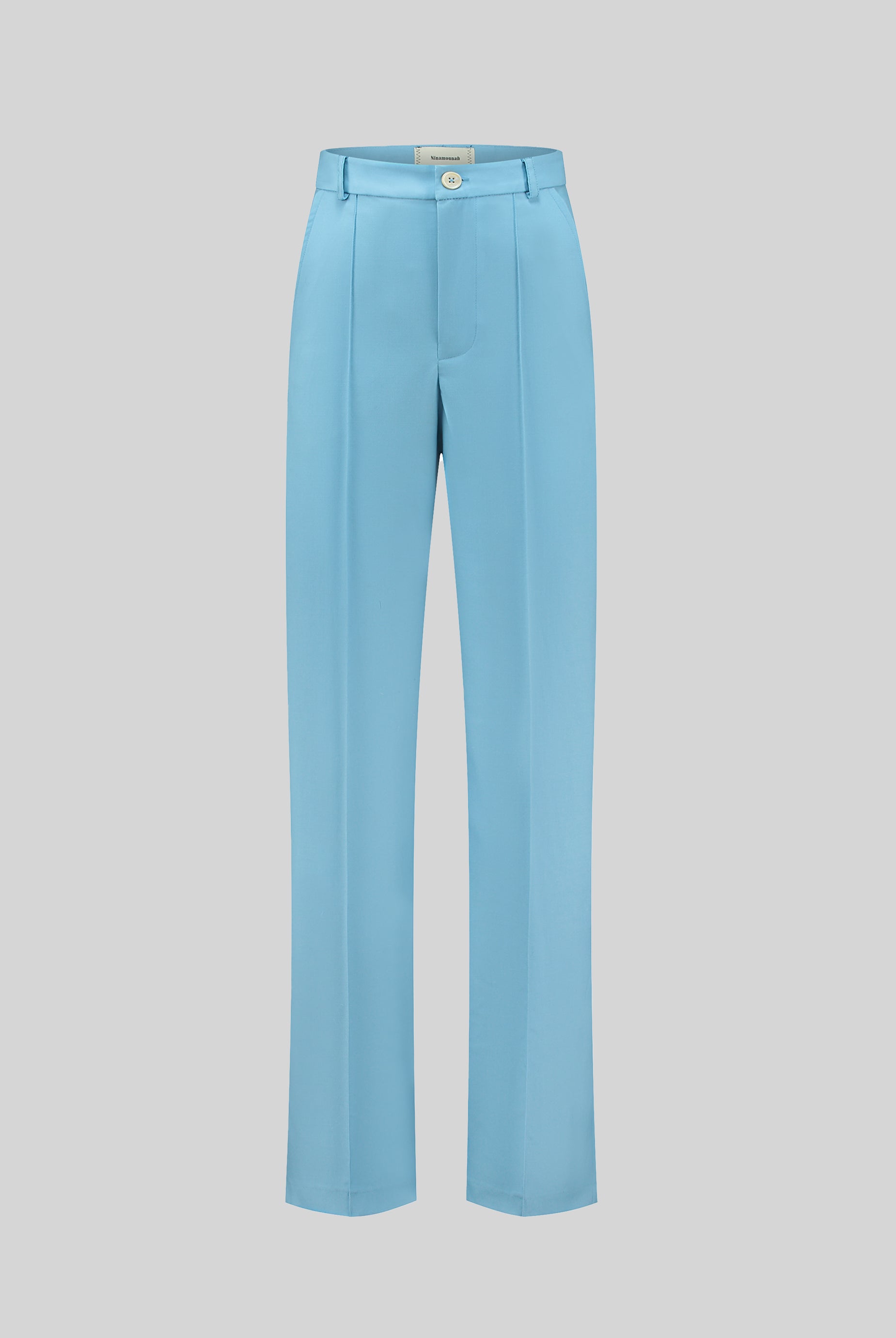 Provoke Suit Trousers in Office Blue Wool