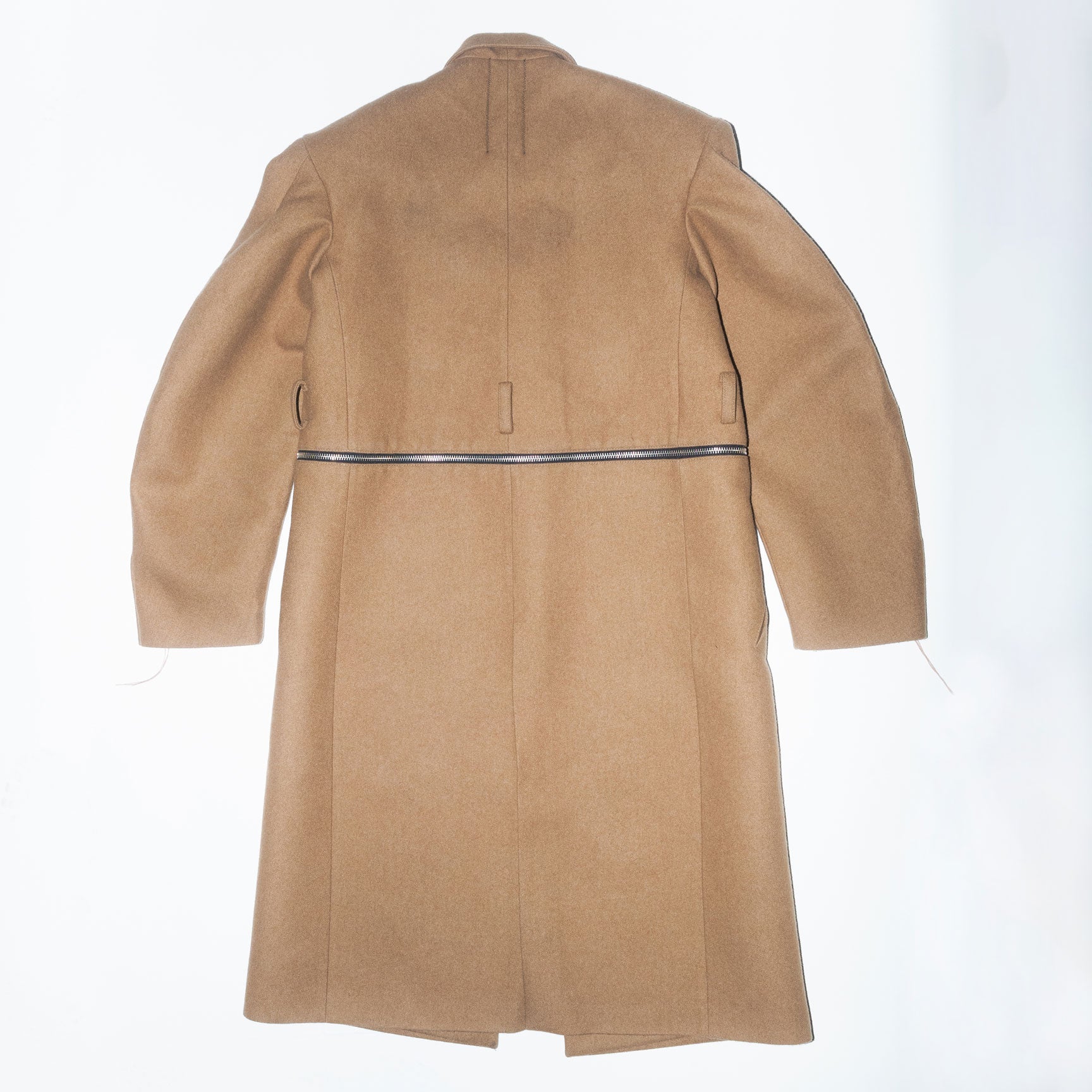 Runway Cannibal Coat Super oversized in Camel Beige Wool