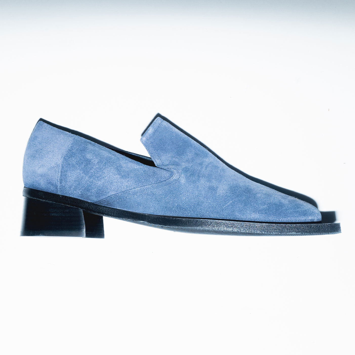 Archive Howled Loafers in Office Blue Suede Leather