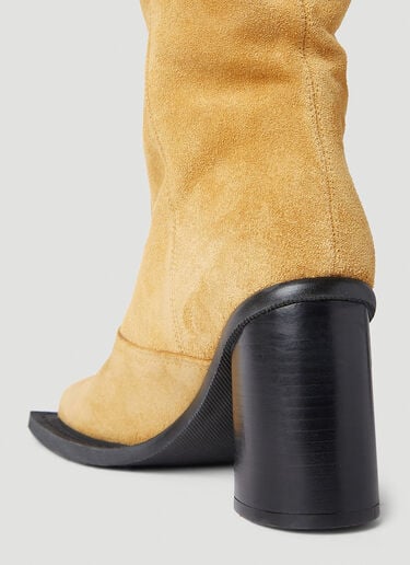 Howling Knee High Boots in Suede Beige