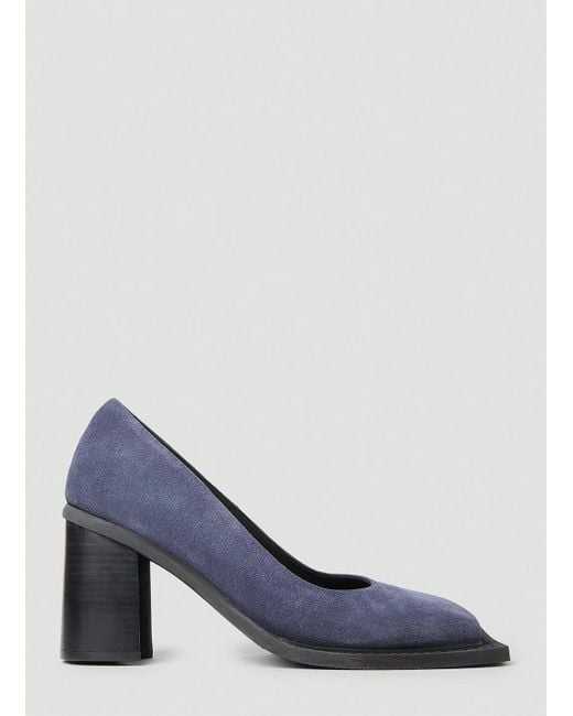 Howl Pumps in Office Blue Suede