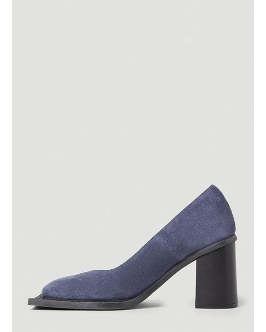 Howl Pumps in Office Blue Suede