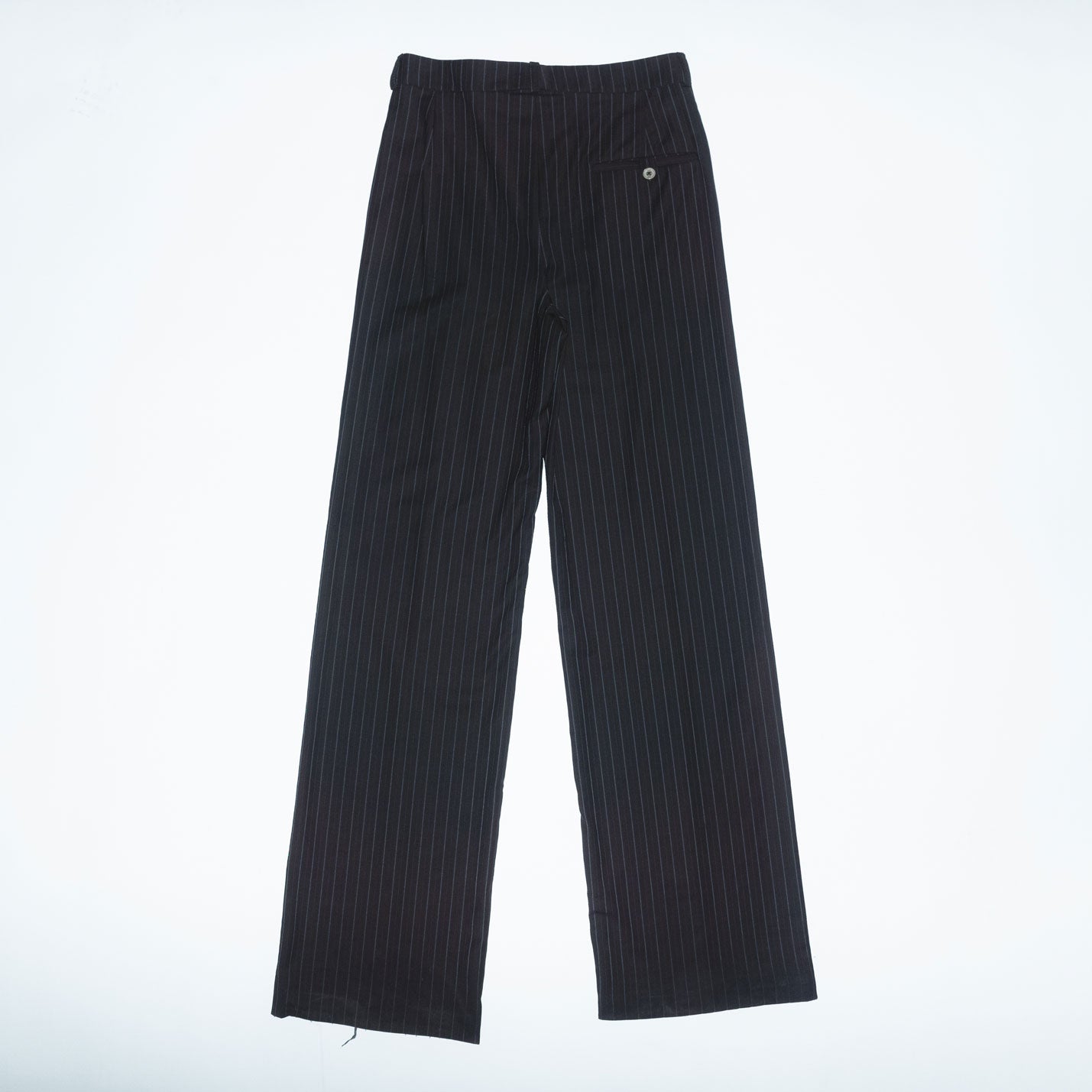 Archive Provoke Suit Trousers in Coffee Pinstripe Wool