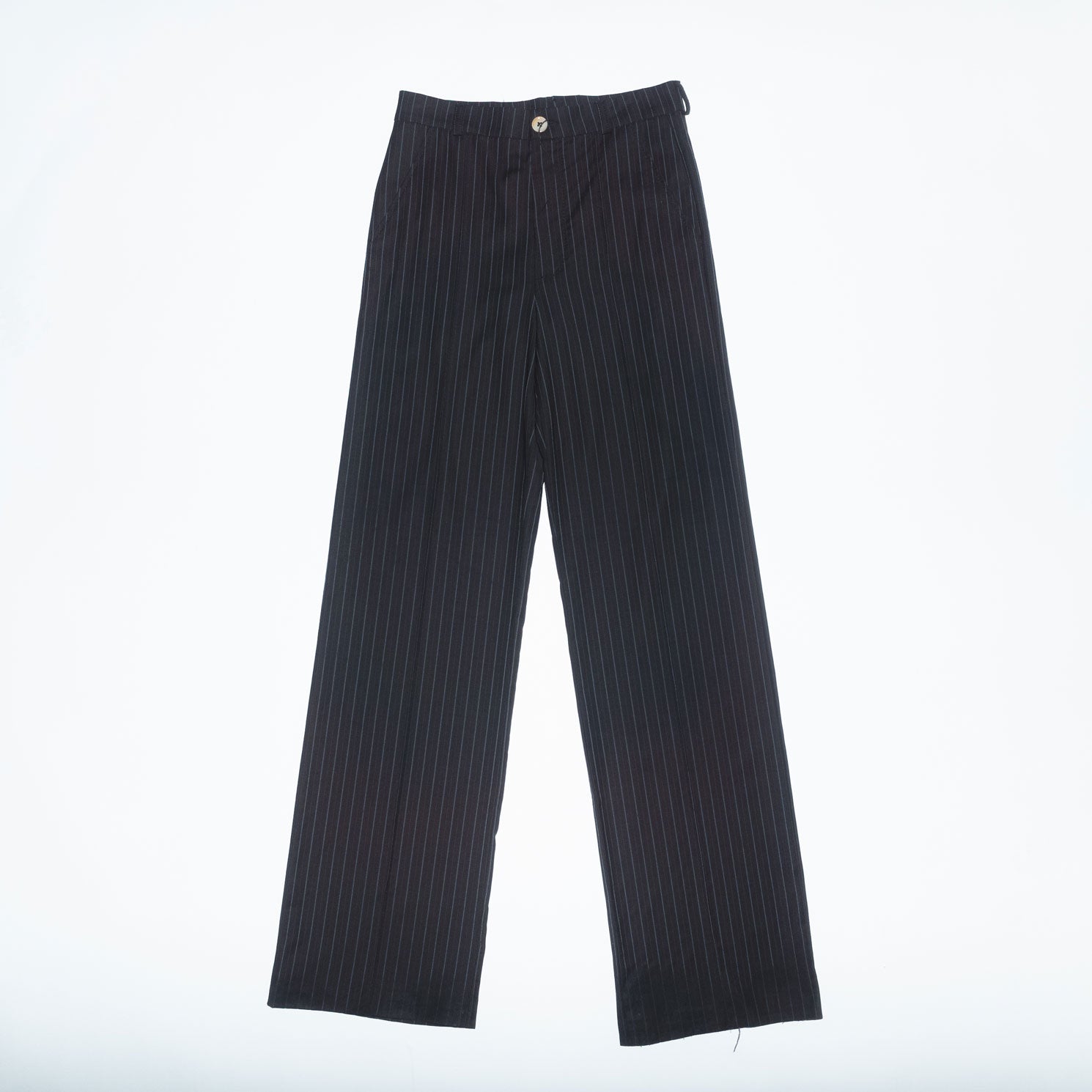 Archive Provoke Suit Trousers in Coffee Pinstripe Wool