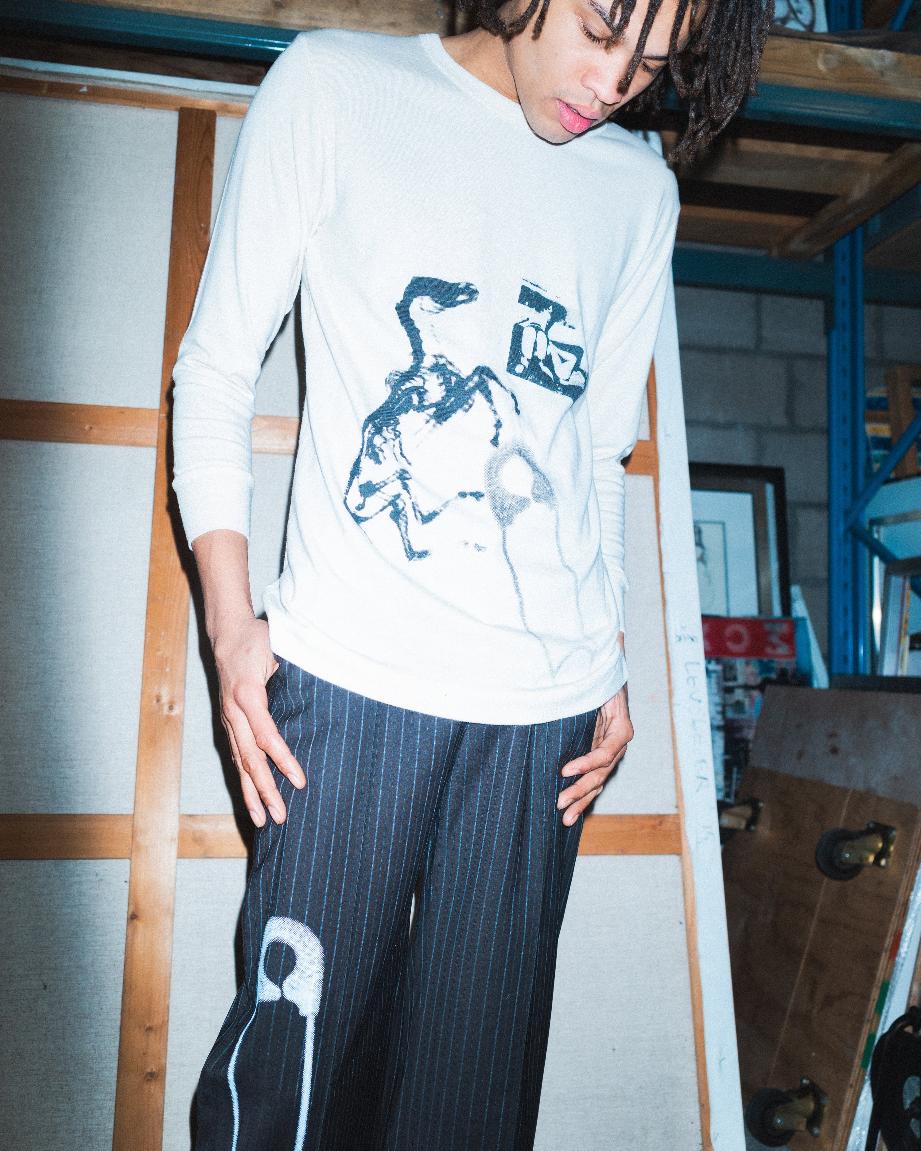 Wool t-shirt x Lotus Lourdes