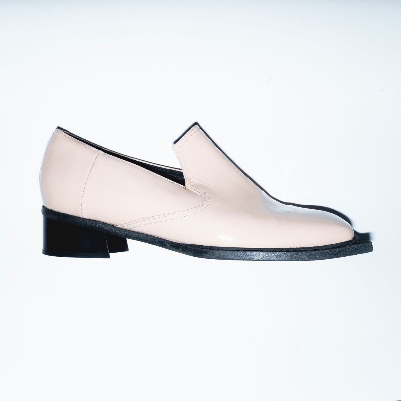 Archive Howled Loafers in Light Pink Patent Leather