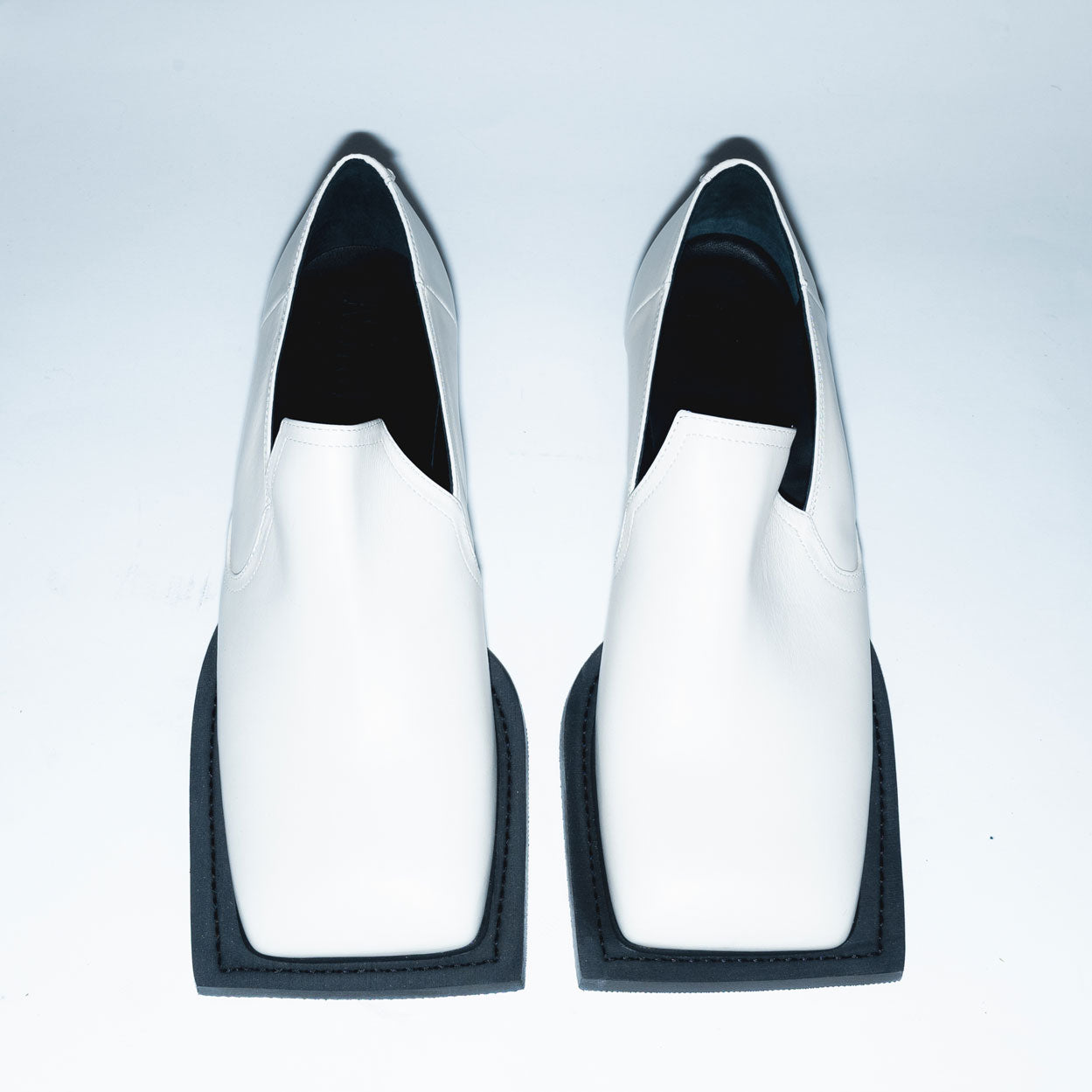 Archive Howled Loafers in Ecru Leather