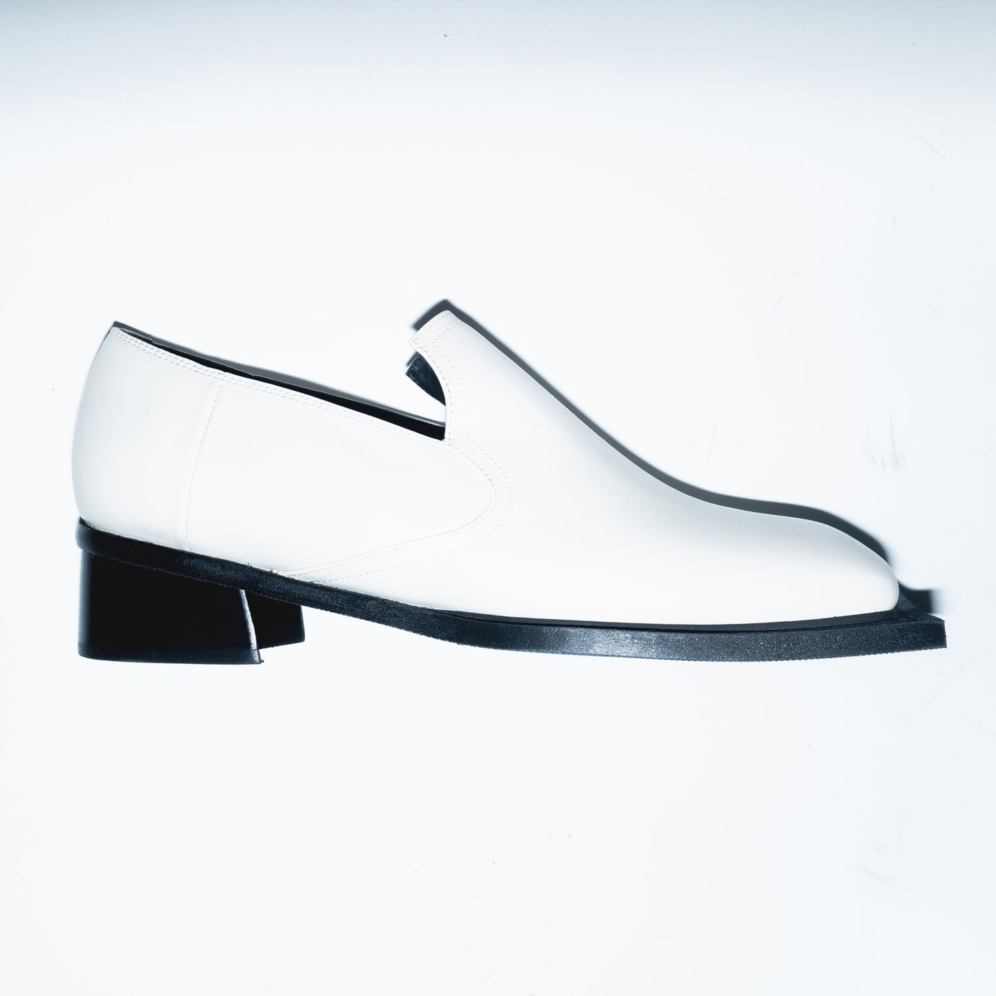 Archive Howled Loafers in Ecru Leather