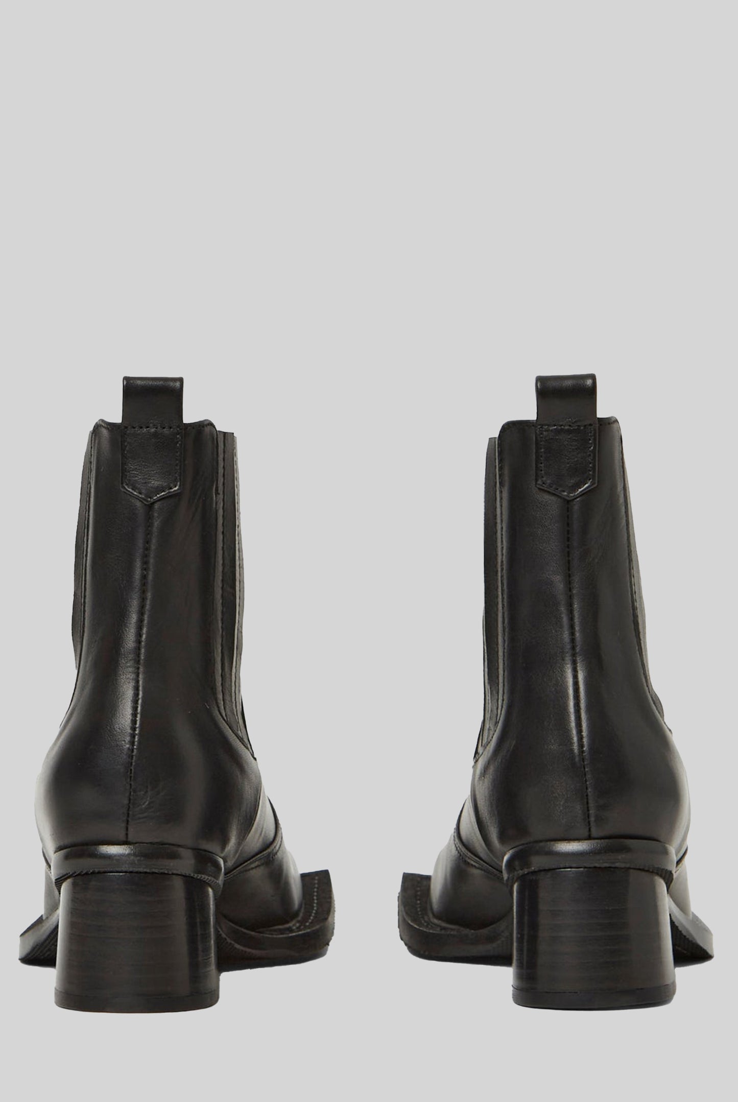 Howler Ankle Boots in Black Leather â Ninamounah