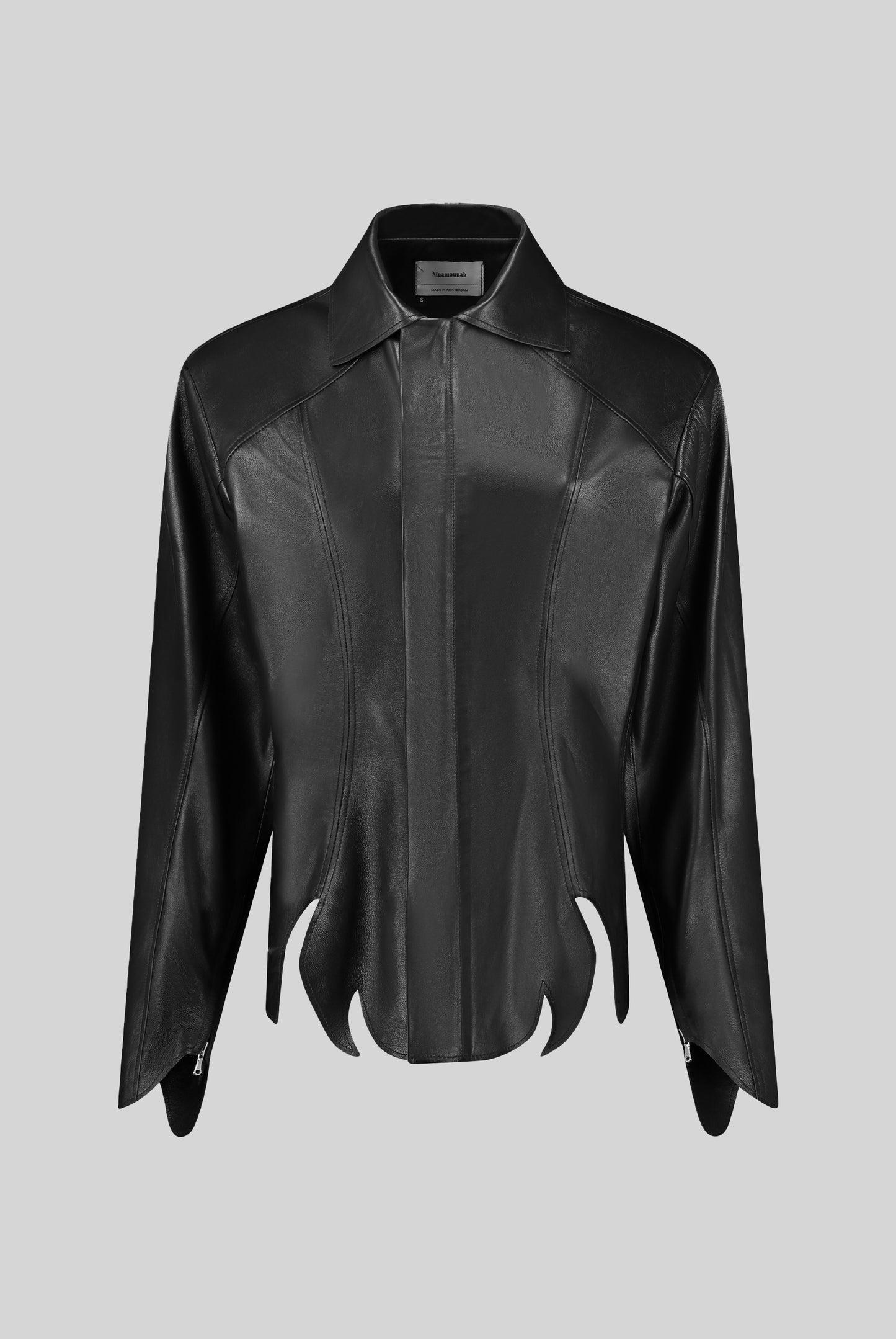 Juniper Jacket in Black Leather